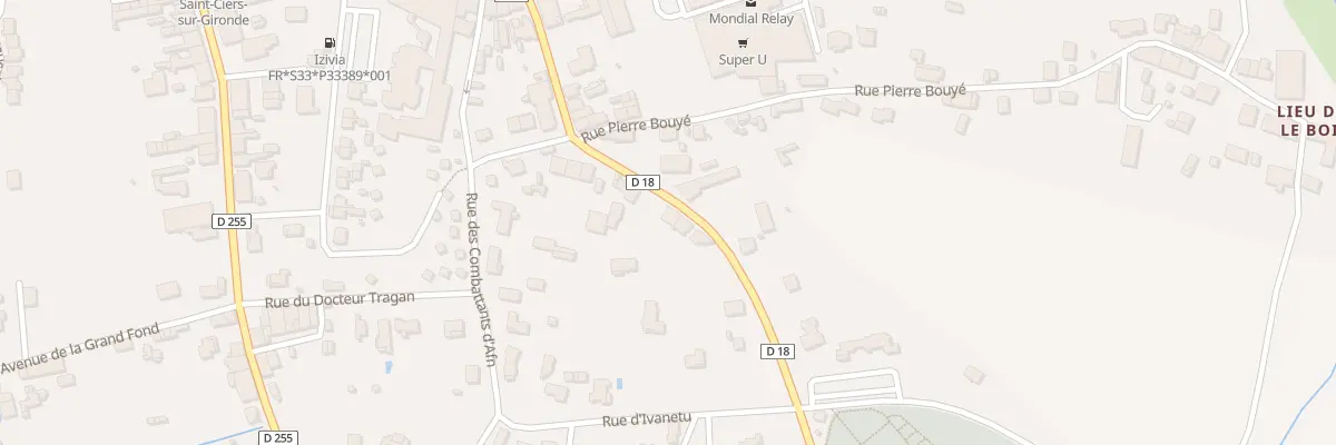Plan du 22 Rue René Bourda à Saint-Ciers-sur-Gironde