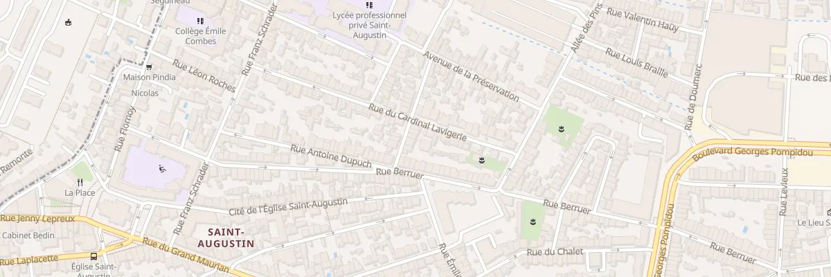 Plan du 7 Rue Labat à Bordeaux