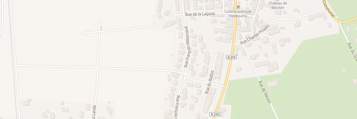 Plan du 22 Rue François Mitterrand à Ludon-Médoc