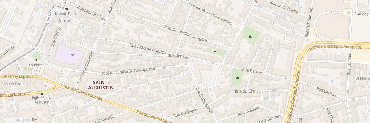 Plan du 152 Rue Berruer à Bordeaux