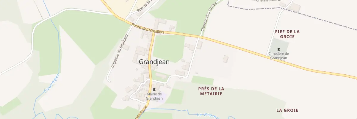 Plan du 8 Rue de la Griffonnerie à Grandjean