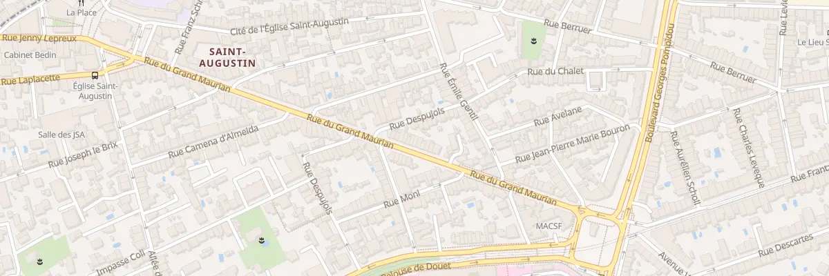 Plan du 51 Rue du Grand Maurian à Bordeaux