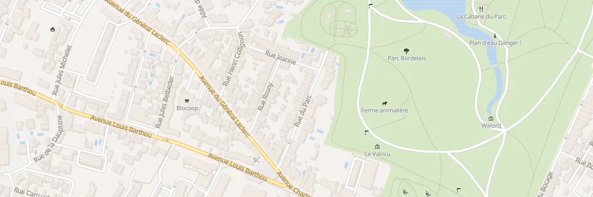 Plan du 26 Rue du Parc à Bordeaux
