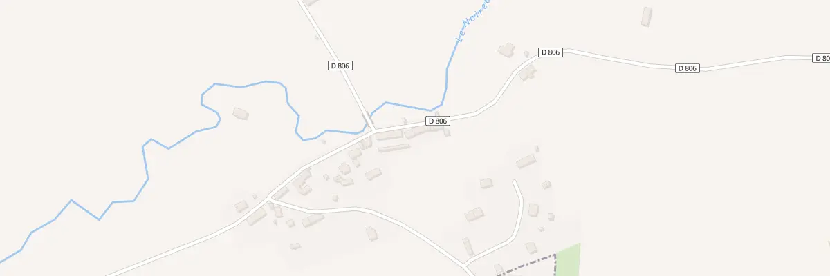 Plan du 821 Rte de Bellevue à Caligny