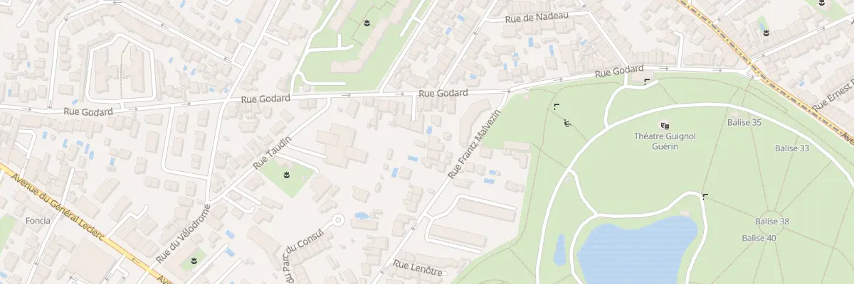 Plan du 54 Rue Frantz Malvezin à Bordeaux