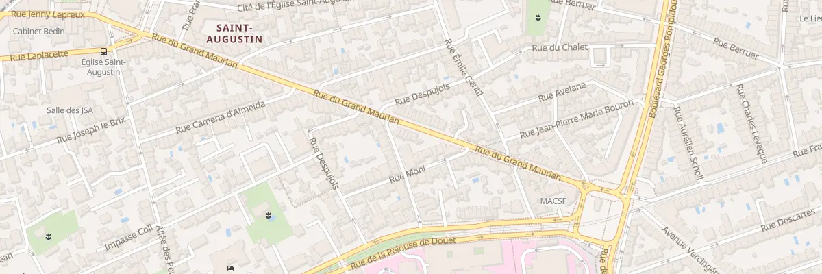Plan du 38 Rue du Grand Maurian à Bordeaux