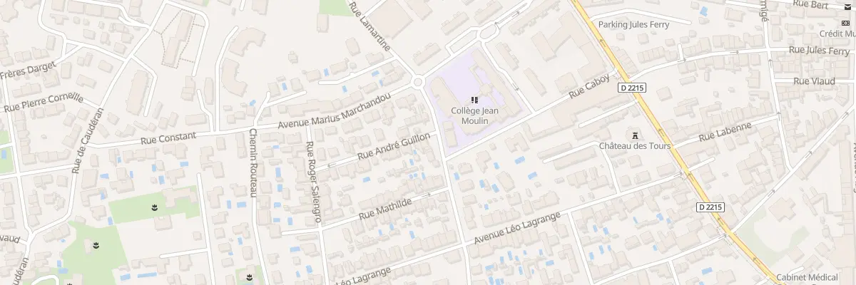 Plan du 34 Rue Lamartine au Bouscat
