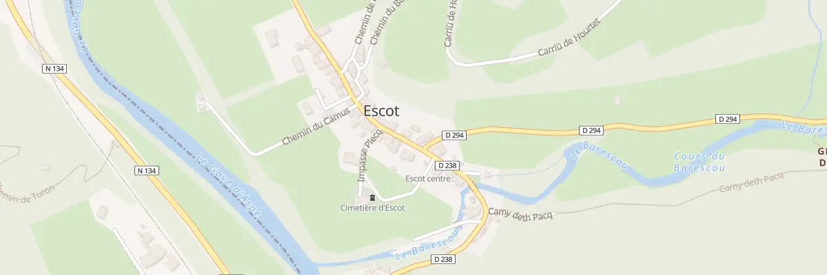 Plan du 18 Rue de Labuchoa à Escot