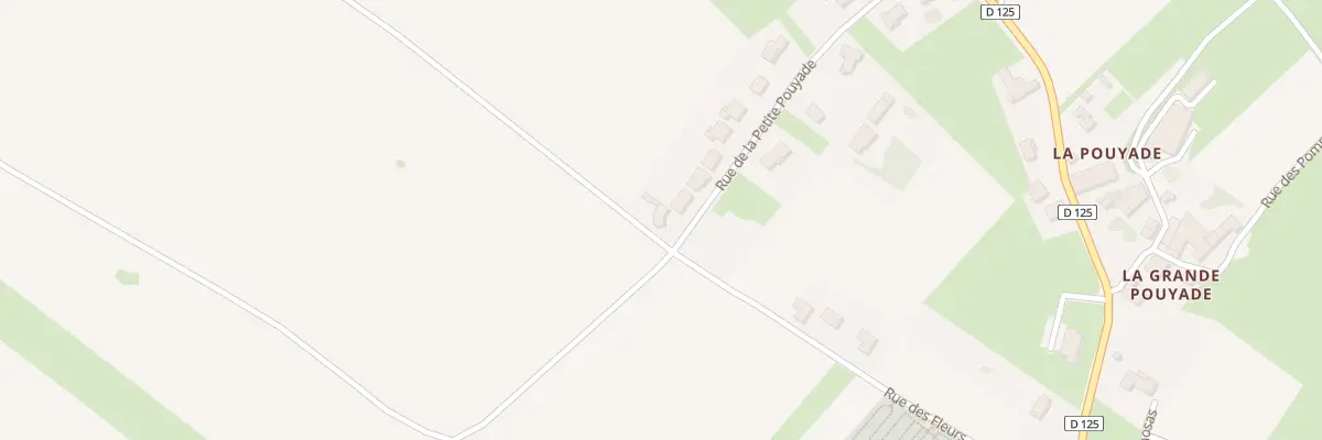 Plan du 16 Rue de la Petite Pouyade à Berneuil