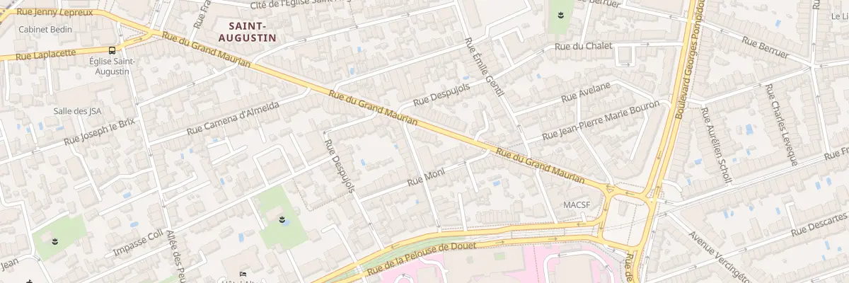 Plan du 40 Rue du Grand Maurian à Bordeaux
