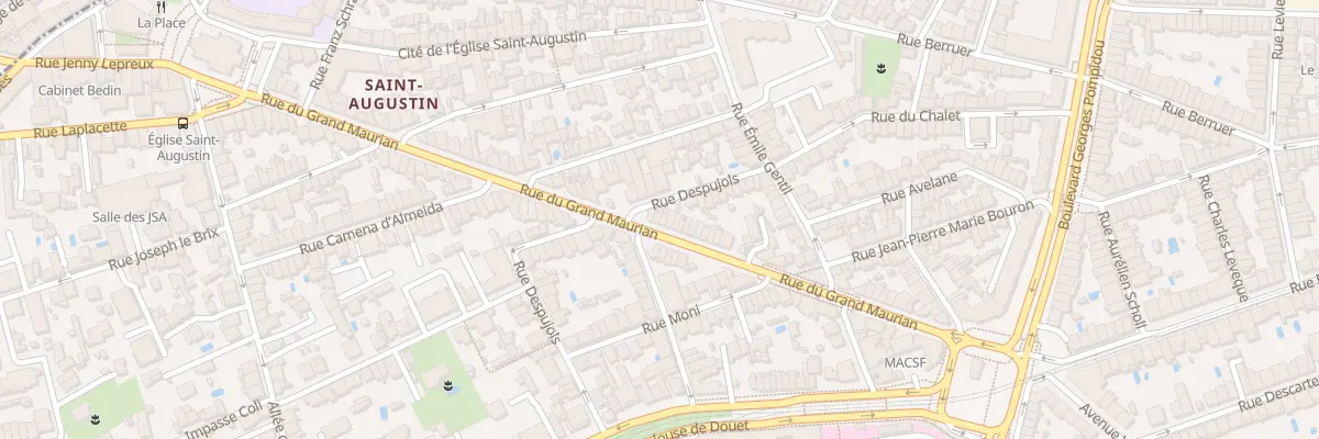 Plan du 61 Rue du Grand Maurian à Bordeaux