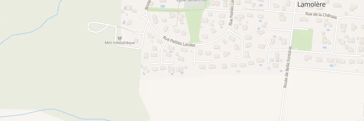Plan du 5 Imp des Ecureuils à Campet-et-Lamolère