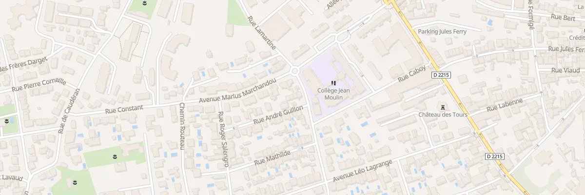 Plan du 5 Rue André Guillon au Bouscat