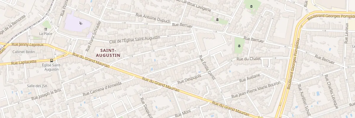 Plan du 15 Rue Camena d’Almeida à Bordeaux