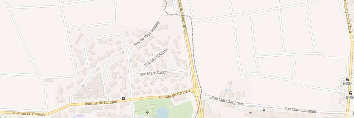 Plan du 7 Rue du Colonel Rozanoff à Pessac