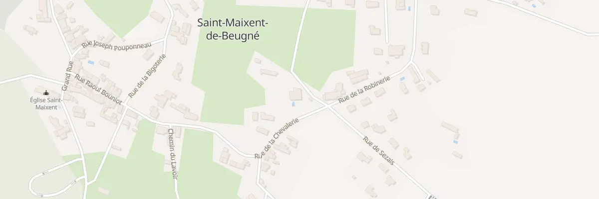 Plan du 1 Rue de la Brunière à Saint-Maixent-de-Beugné