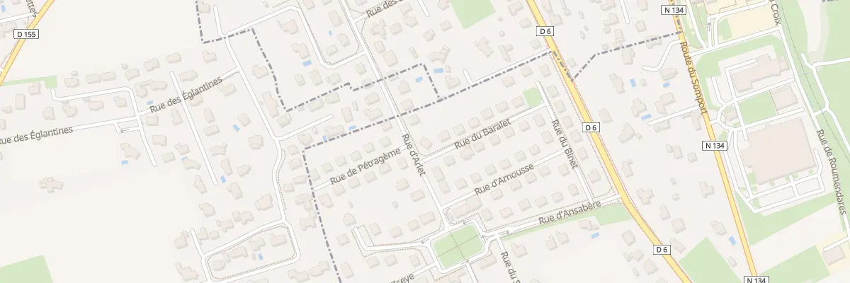 Plan du 14 Rue du Baralet à Gurmençon