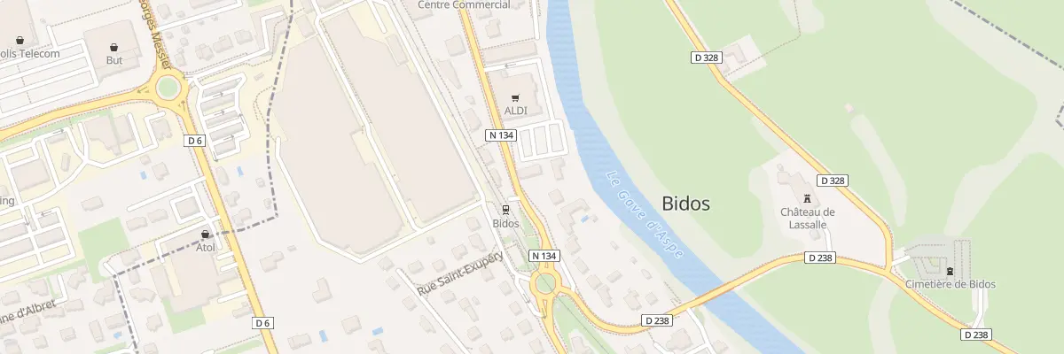 Plan du 27 Av d’Espagne à Bidos