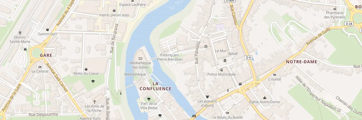 Plan du 25 Rue Palassou à Oloron-Sainte-Marie