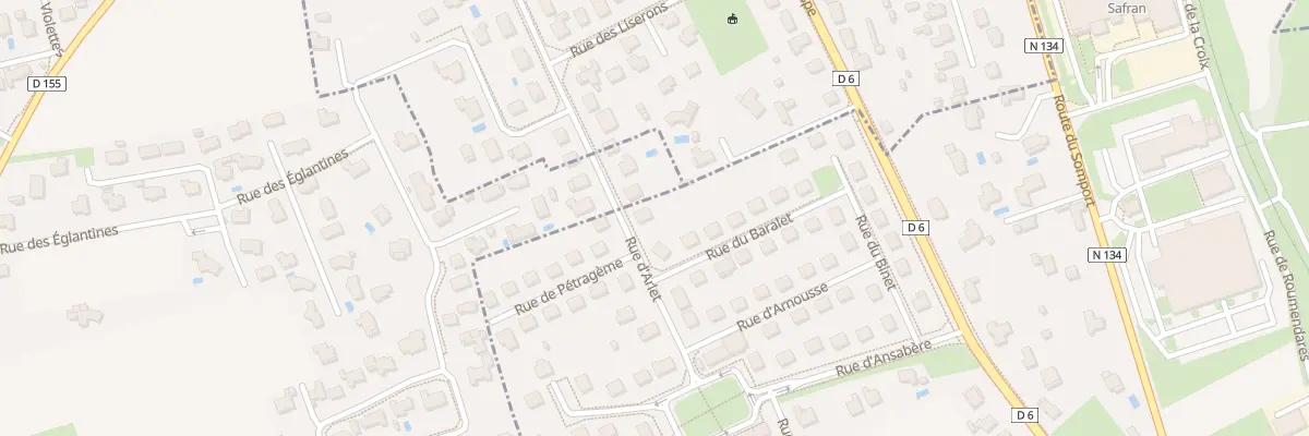 Plan du 6 Rue d’Arlet à Agnos