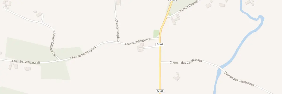 Plan du 9058 Rte de Lahourcade à Monein