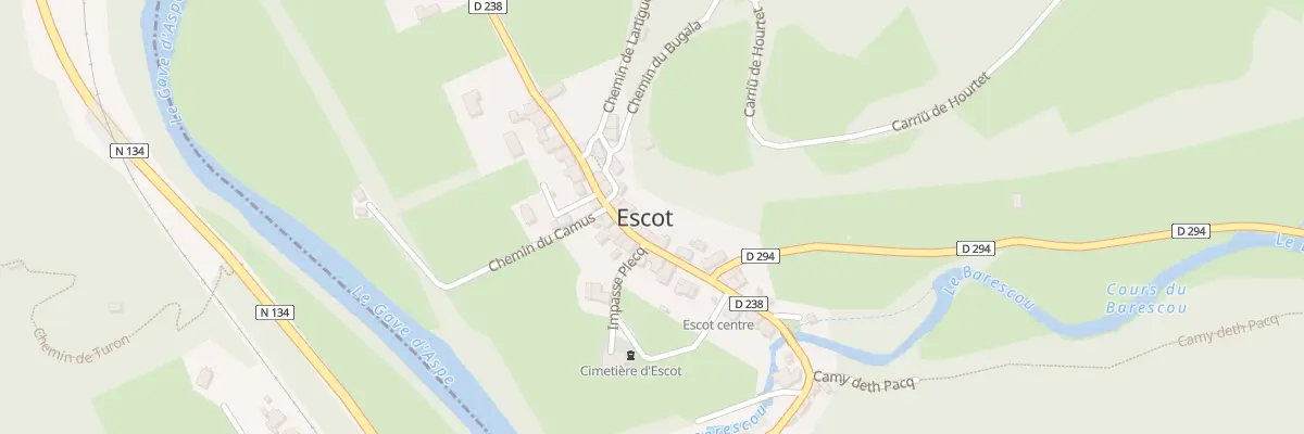 Plan du 26 Rue de Labuchoa à Escot