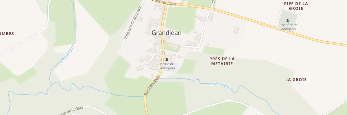 Plan du 17 Rue Principale à Grandjean