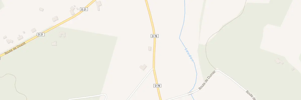 Plan du 292 Rte de Horsarrieu à Audignon