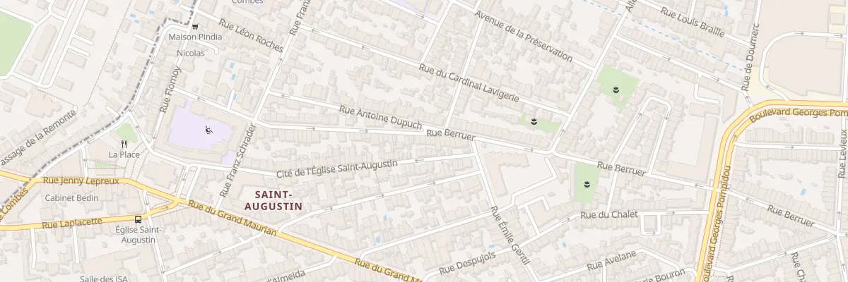 Plan du 168 Rue Berruer à Bordeaux