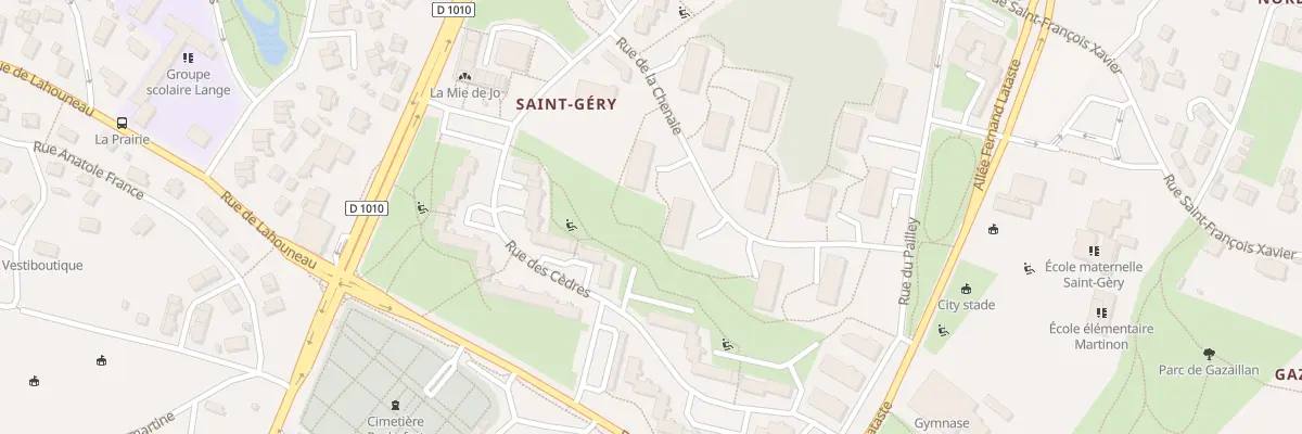 Plan du 3 Rue de la Chenaie à Gradignan