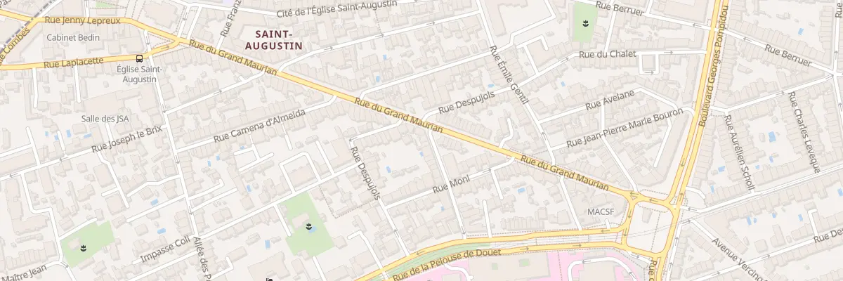 Plan du 3 Rue Laurent Sens à Bordeaux