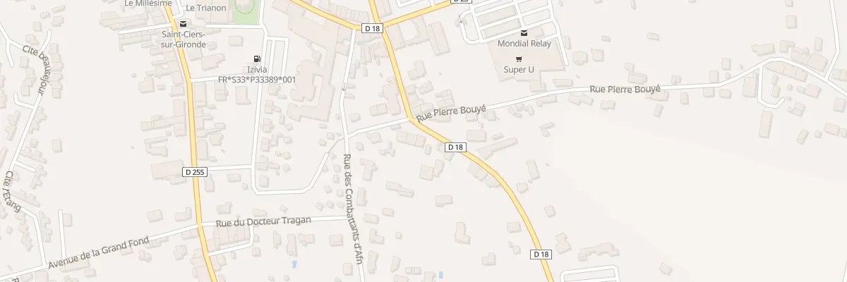 Plan du 14 Rue René Bourda à Saint-Ciers-sur-Gironde