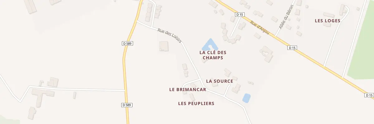 Plan du 4 Le Plein Air à Gennes-Longuefuye