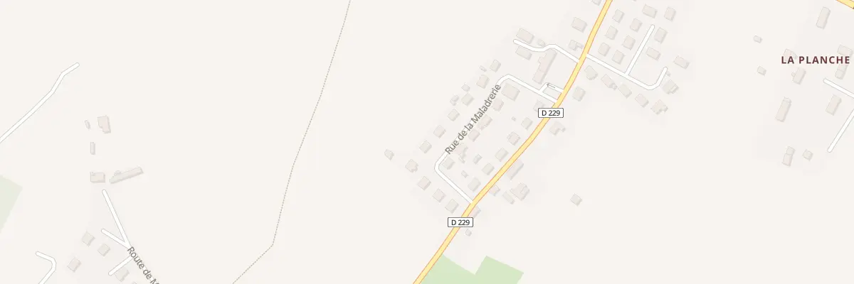 Plan du 12 Rue de la Maladrerie à La Lande-Patry