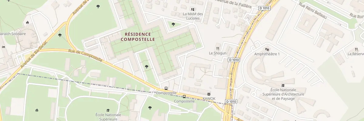 Plan du 12 Rue Léo Ferré à Pessac