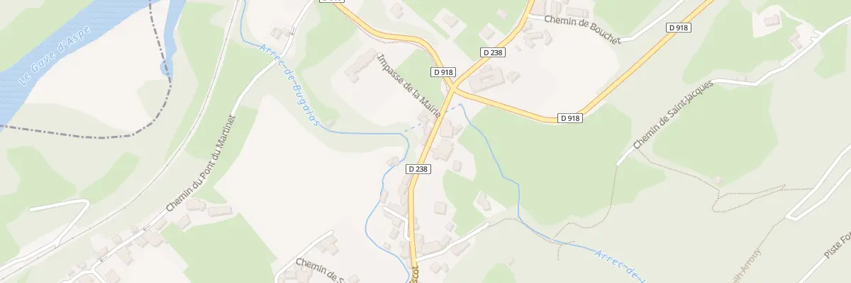 Plan du 9066 Rte d’Escot à Lurbe-Saint-Christau