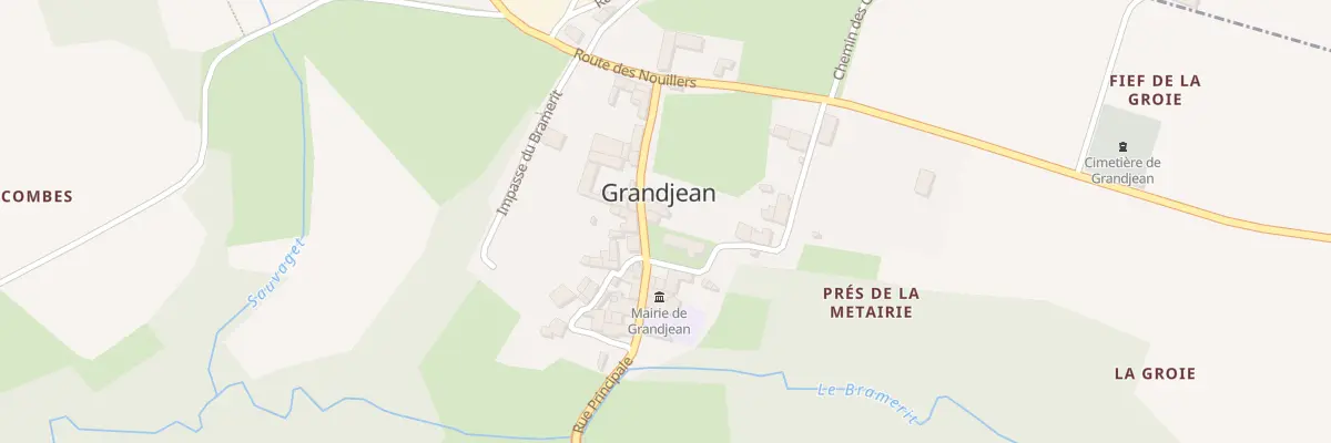 Plan du 13 Rue Principale à Grandjean