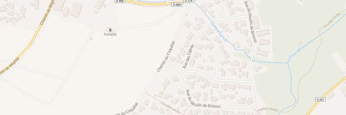 Plan du 1 Rue du Château à Léognan