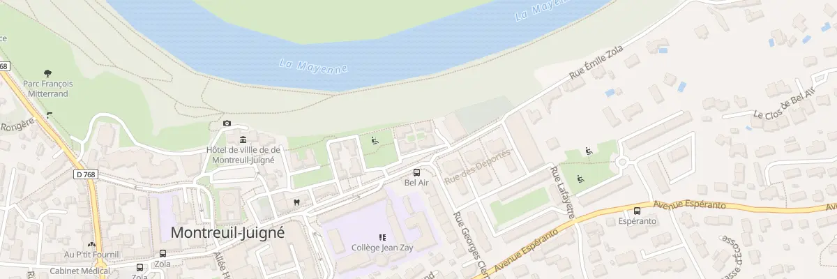 Plan du 11 All des Gleneaux à Montreuil-Juigné