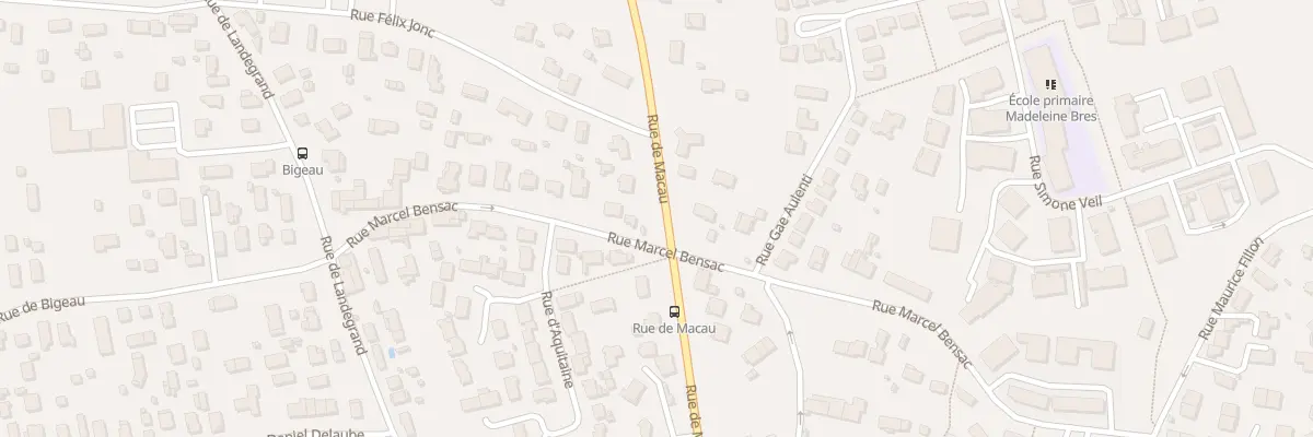 Plan du 21B Rue Marcel Bensac à Parempuyre