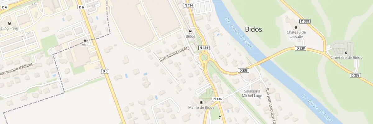 Plan du 1 Rue Guynemer à Bidos
