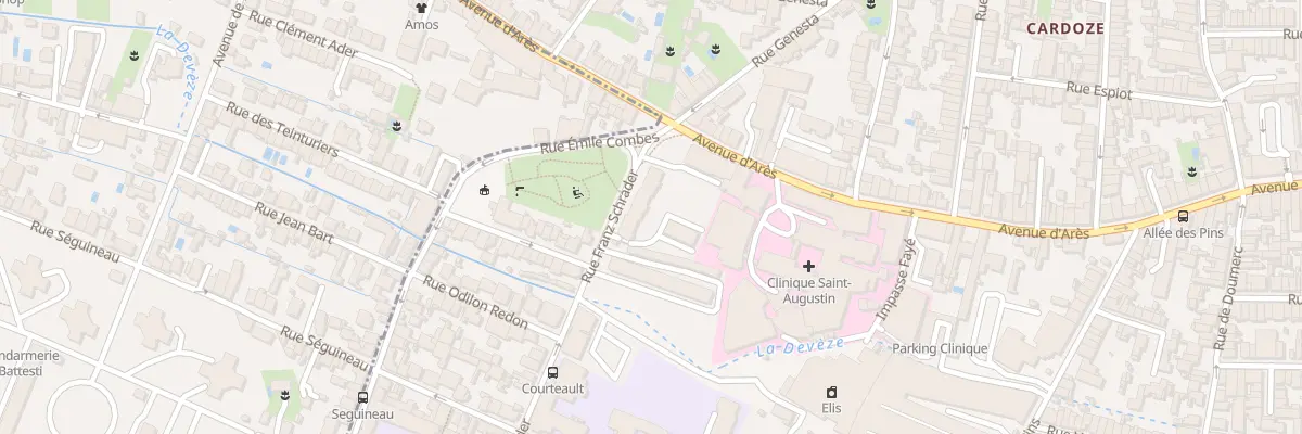 Plan du 4 Rue Frantz Schrader à Bordeaux