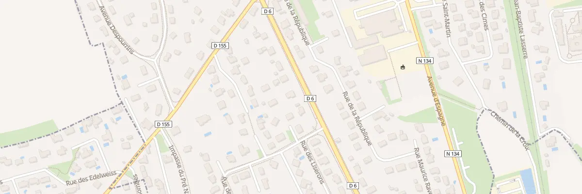 Plan du 12 Av d’Aspe à Bidos
