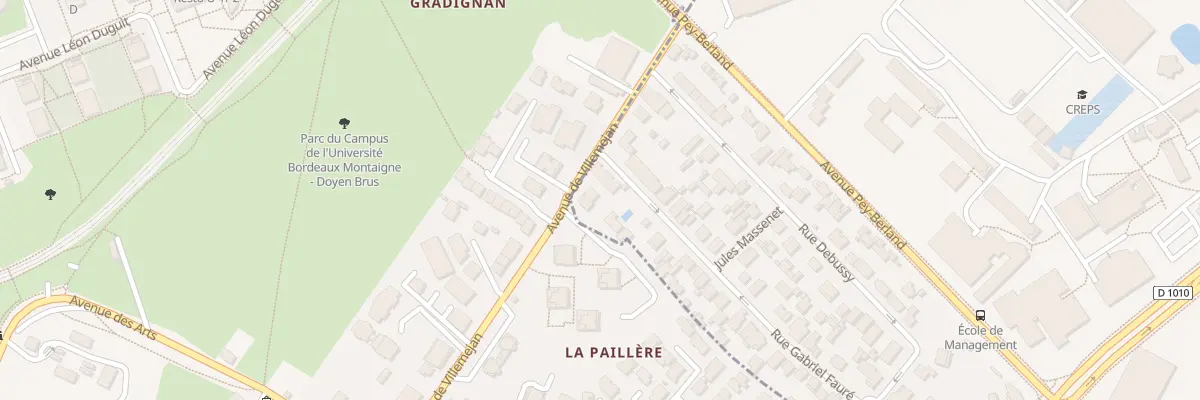 Plan du 28 Av Villemejan à Talence