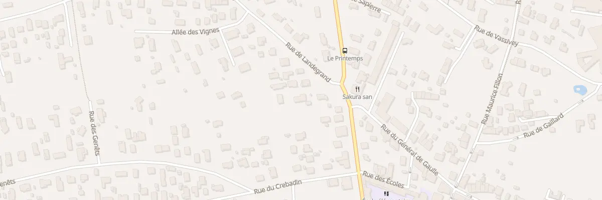 Plan du 3 Rue de Landegrand à Parempuyre