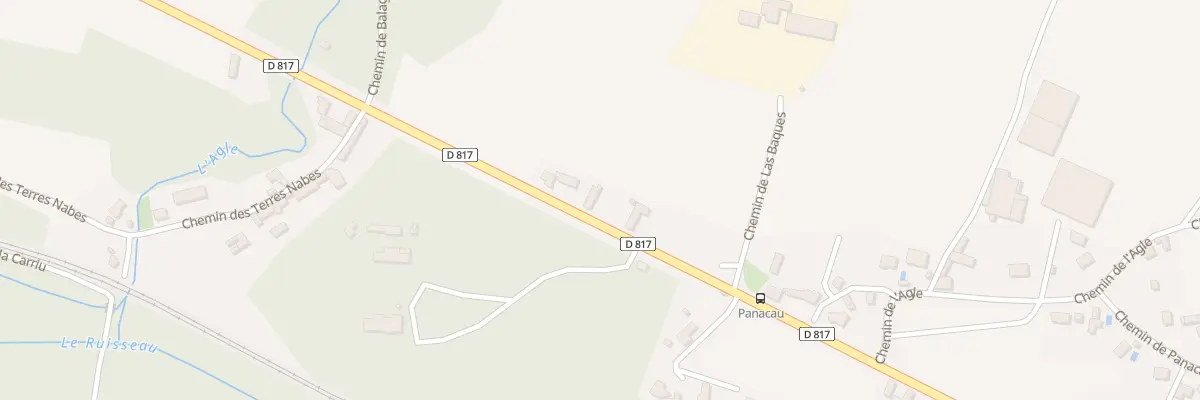Plan du 9201 Rte Départementale 817 à Lacq