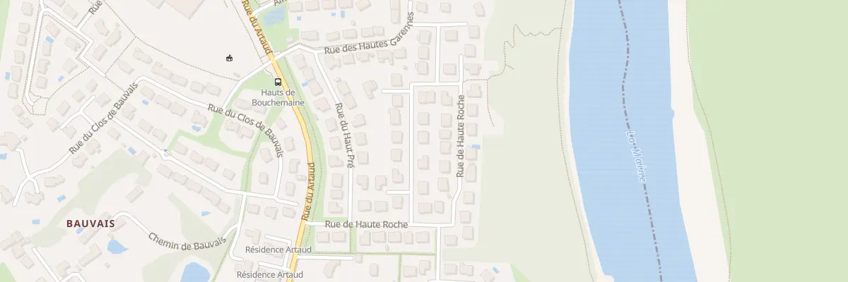Plan du 27 Rue de Haute Roche à Bouchemaine