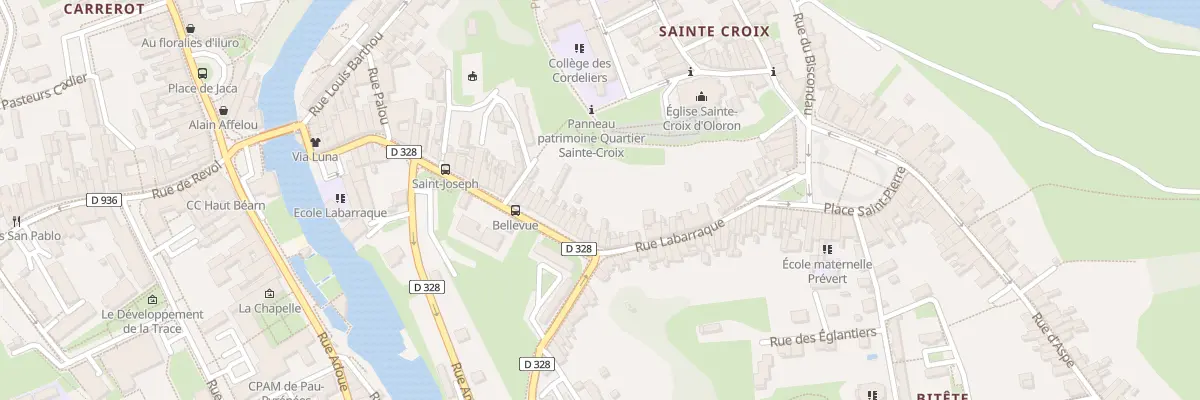 Plan du 69 Rue Labarraque à Oloron-Sainte-Marie