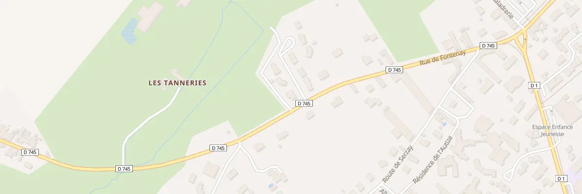 Plan du 1 All des Frênes à Coulonges-sur-l’Autize