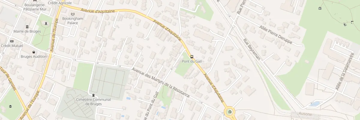 Plan du 2 Rue du Pont du Gail à Bruges